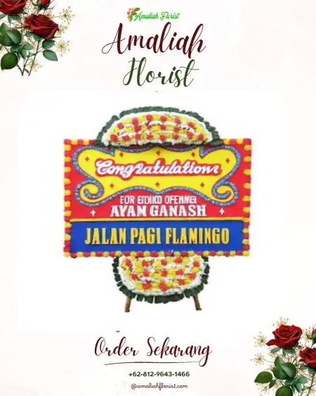 Sewa Papan Bunga Kayu Ombun